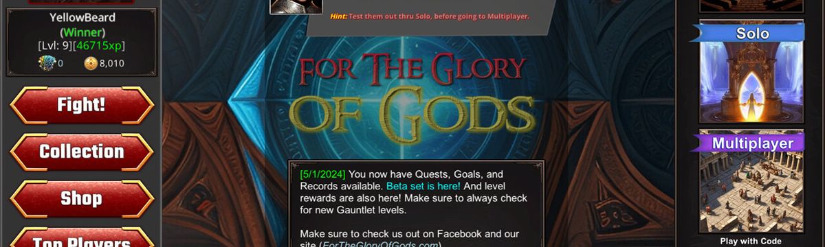 For the Glory of Gods TCG