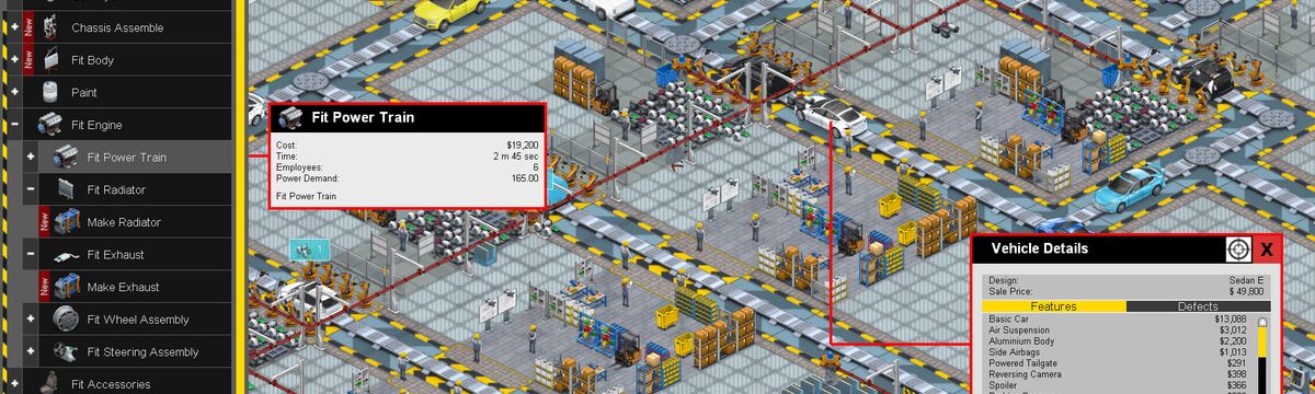 Production Line : Car factory simulation