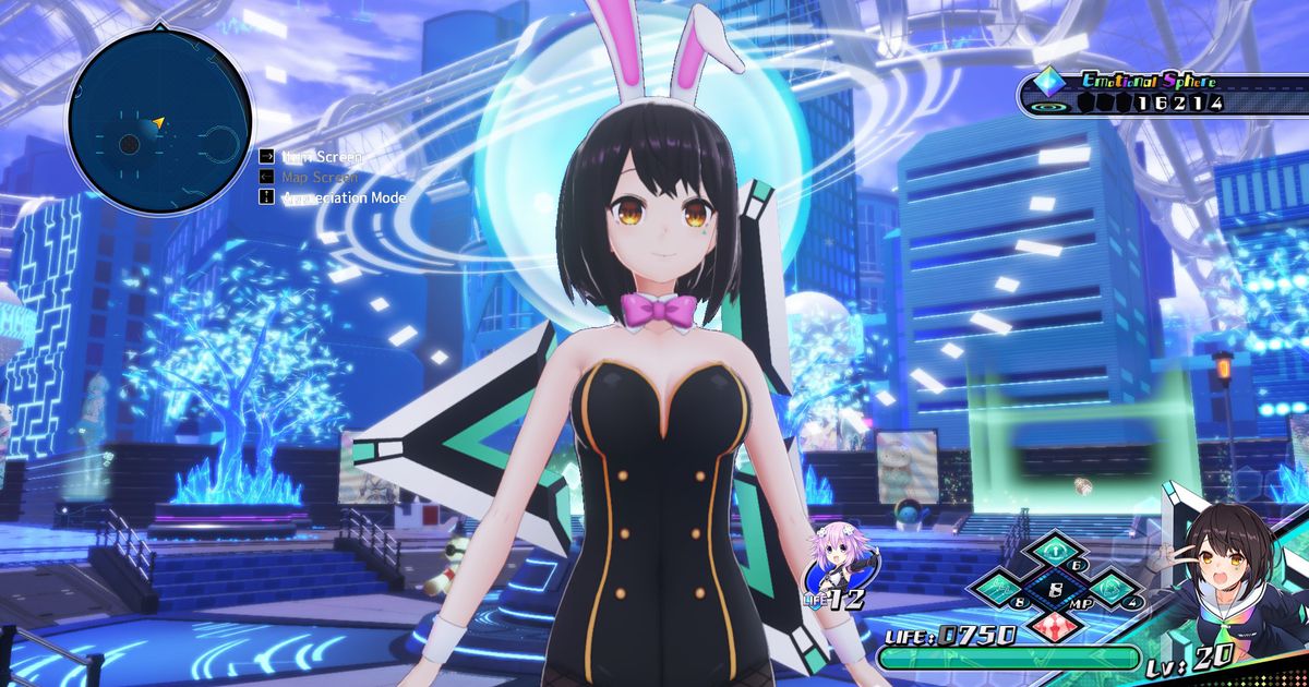 Neptunia Virtual Stars Towa Kiseki Bunny Outfit