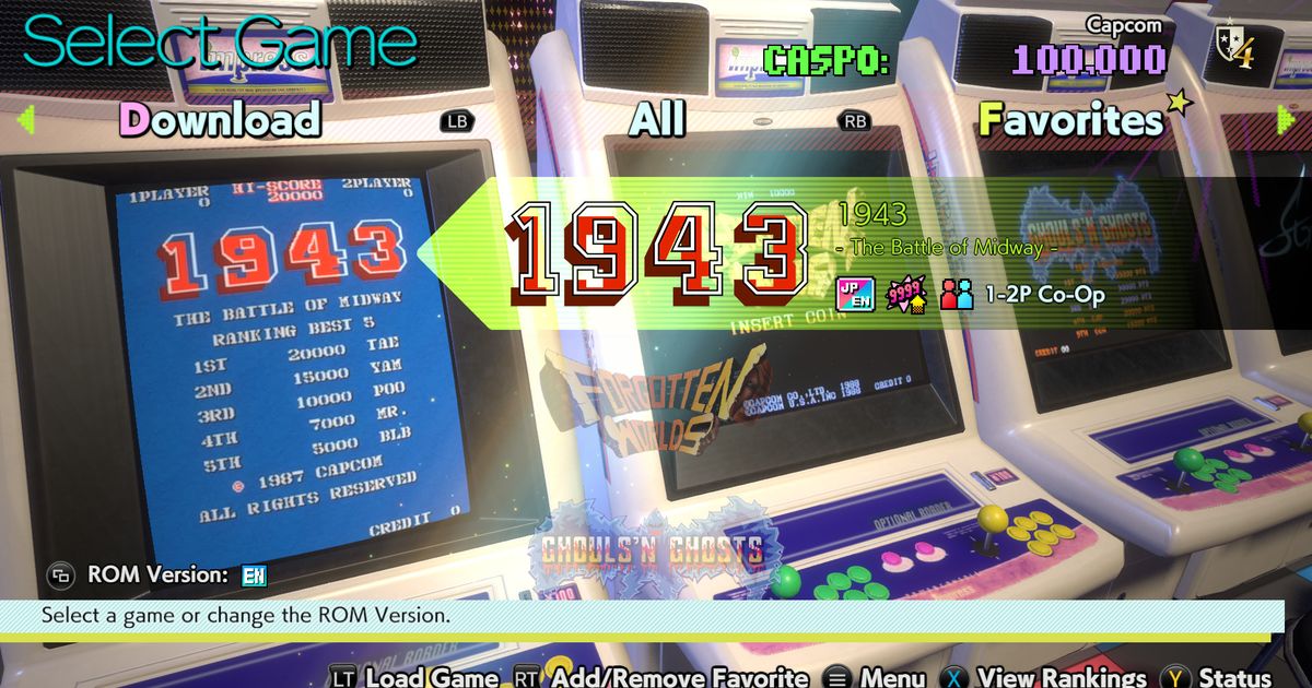 Capcom Arcade Stadium