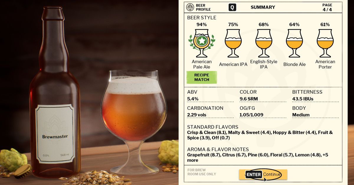 Brewmaster Beer Brewing Simulator