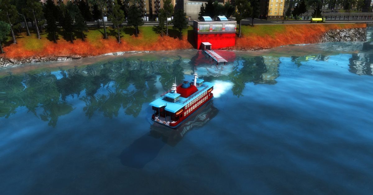Cities in Motion 2 Wending Waterbuses