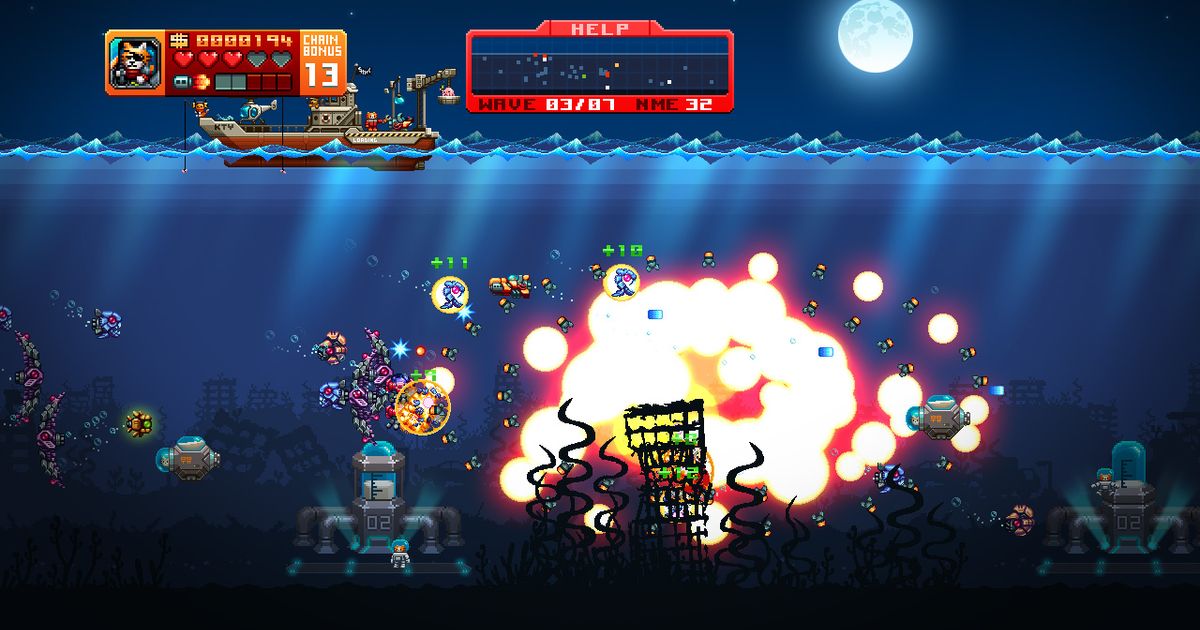 Aqua Kitty Milk Mine Defender