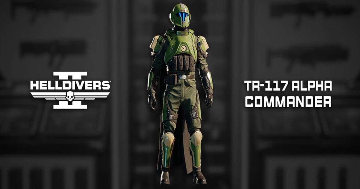 HELLDIVERS 2 TR 117 Alpha Commander