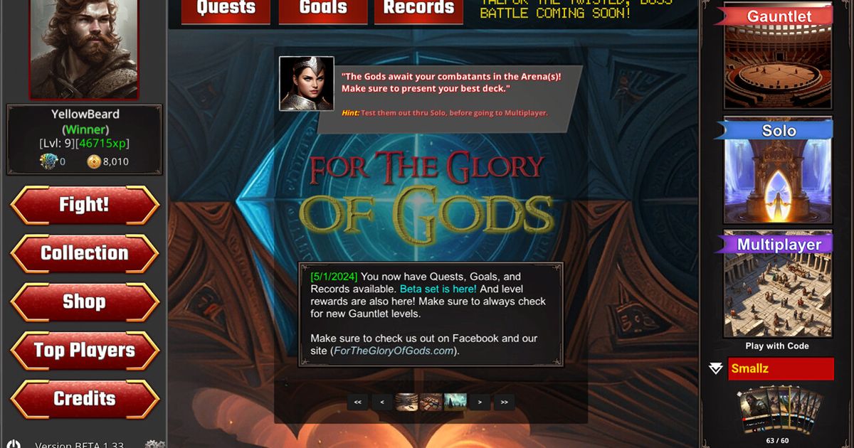 For the Glory