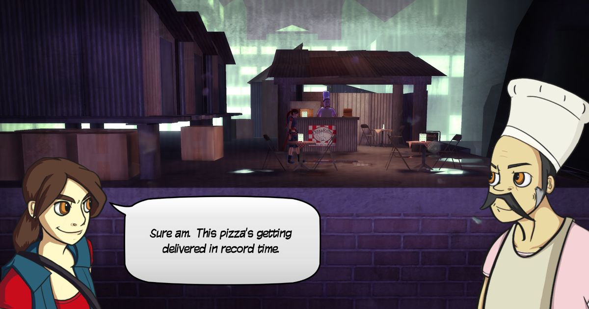 Ninja Pizza Girl