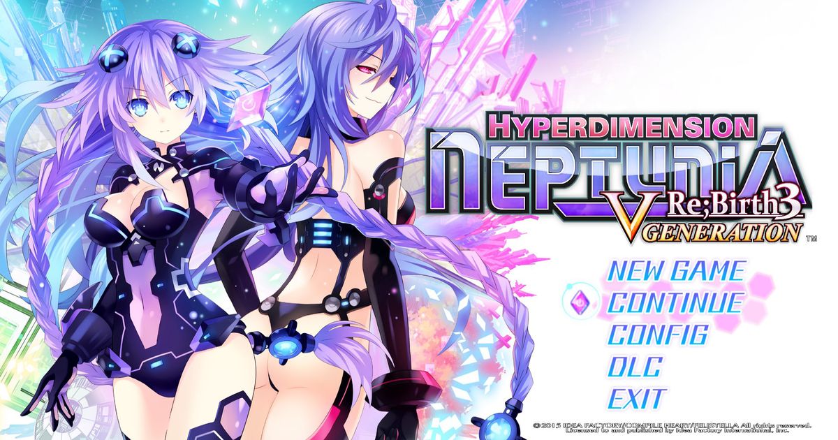 Hyperdimension Neptunia Re;Birth3 V Generation