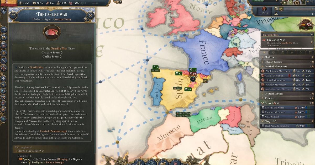 Victoria 3 Iberian Twilight