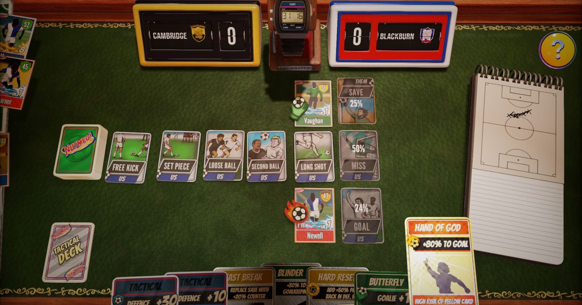 NUTMEG! A Nostalgic Deckbuilding Football Manager