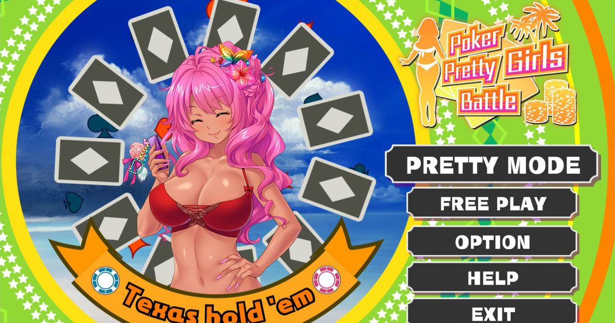 Poker Pretty Girls Battle Texas Hold'em