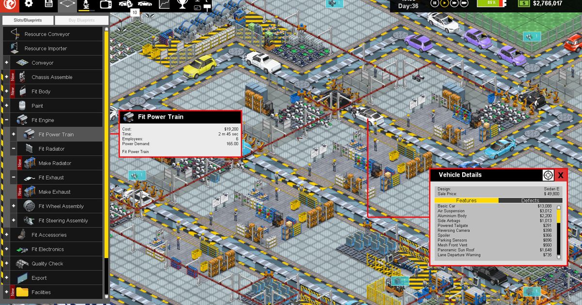 Production Line Car Factory Simulation