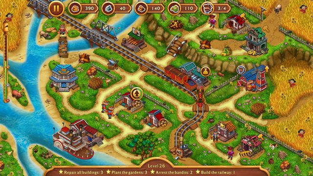 Golden Rails Tales of the Wild West — скриншот 1