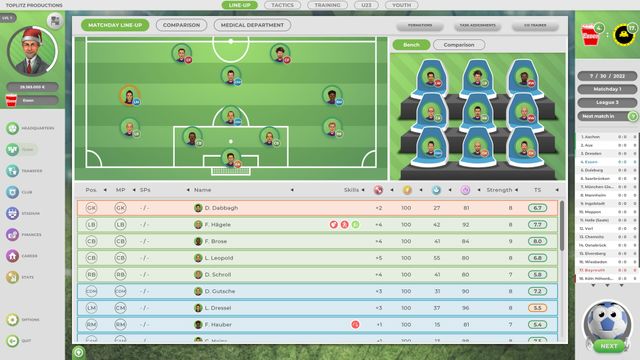 GOAL! The Club Manager — скриншот 2