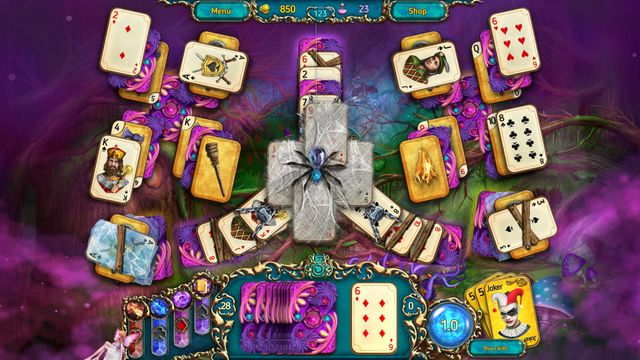 Dreamland Solitaire Dark Prophecy — скриншот 1