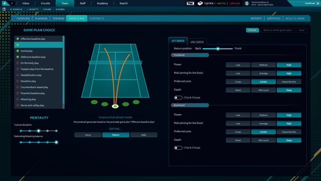 Tennis Manager 2021 — скриншот 3