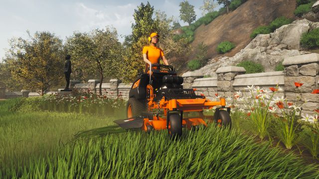 Lawn Mowing Simulator — скриншот 1