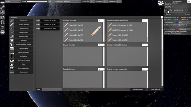 Nuclear War Simulator — скриншот 4