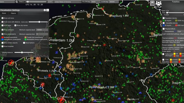 Nuclear War Simulator — скриншот 3