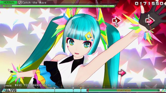 Hatsune Miku: Project DIVA Mega Mix+ — captura 2