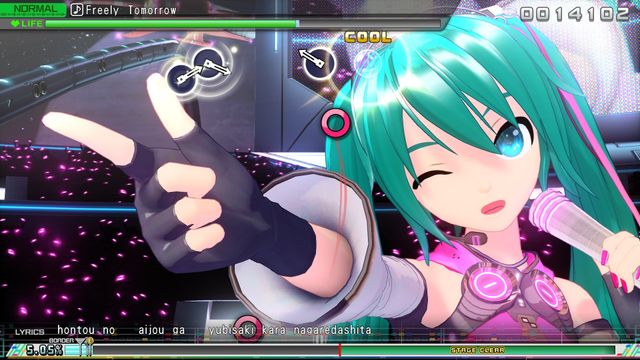 Hatsune Miku: Project DIVA Mega Mix+ — captura 1