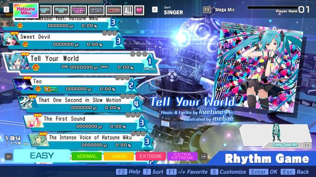Hatsune Miku: Project DIVA Mega Mix+ — captura 3