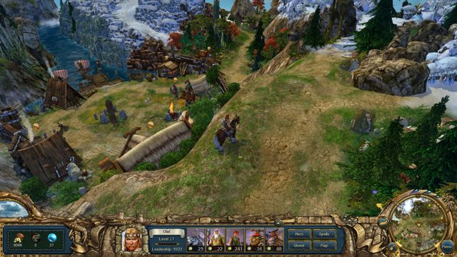King's Bounty Warriors of the North — скриншот 1