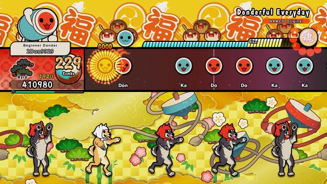 Taiko no Tatsujin Rhythm Festival — captura 1