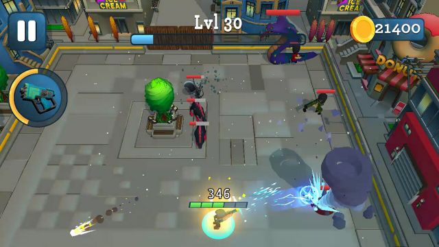 Rogue City Casual Top Down Shooter — скриншот 4