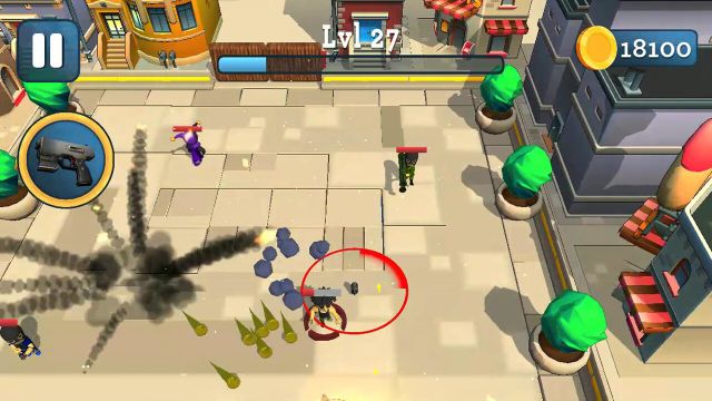 Rogue City Casual Top Down Shooter — скриншот 5