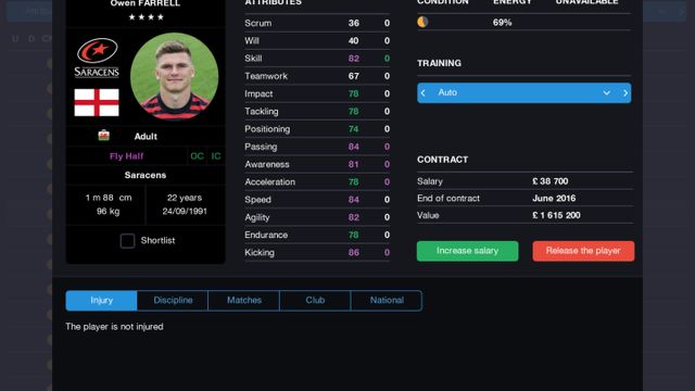 Pro Rugby Manager 2015 — скриншот 4