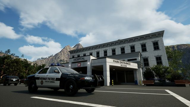 Highway Police Simulator — скриншот 1