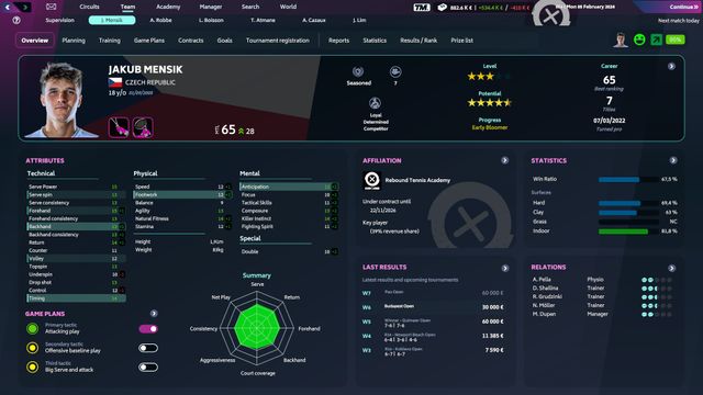 Tennis Manager 2024 — screenshot 1