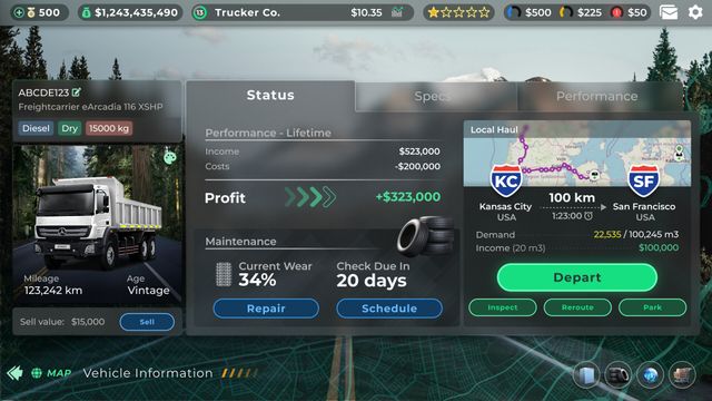 Truck Manager — скриншот 1