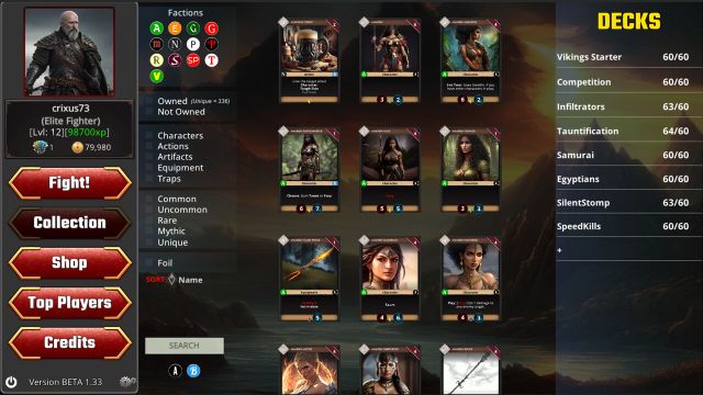 For the Glory of Gods TCG — screenshot 4