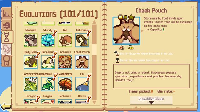 Everything Is Crab The Animal Evolution Roguelite — скриншот 5