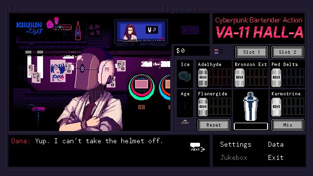 VA 11 Hall A Cyberpunk Bartender Action — скриншот 5