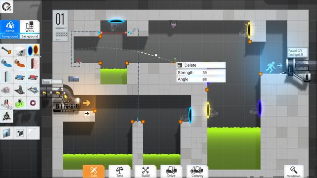 Bridge Constructor Portal — скриншот 4