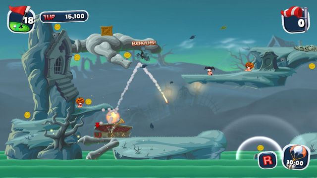 Worms Crazy Golf — скриншот 6