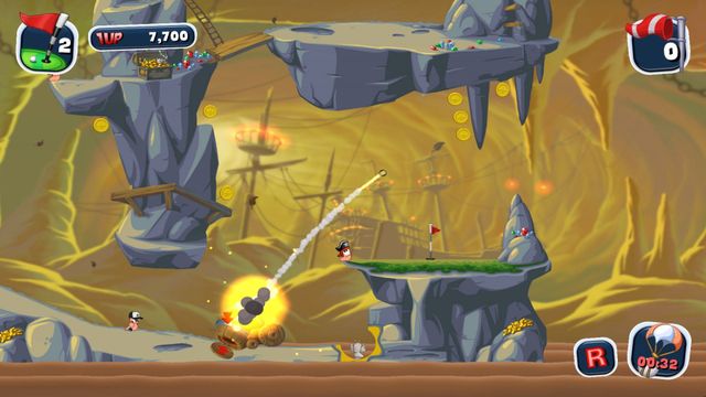 Worms Crazy Golf — скриншот 8