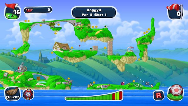 Worms Crazy Golf — скриншот 3