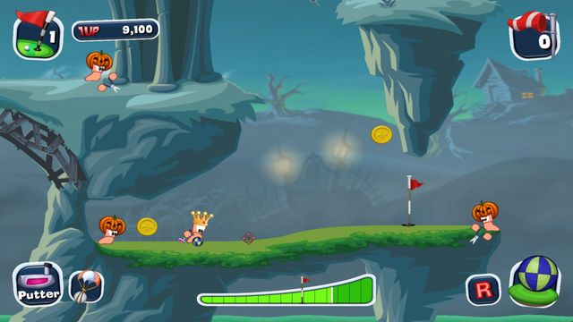 Worms Crazy Golf — скриншот 5