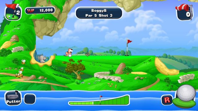 Worms Crazy Golf — скриншот 1