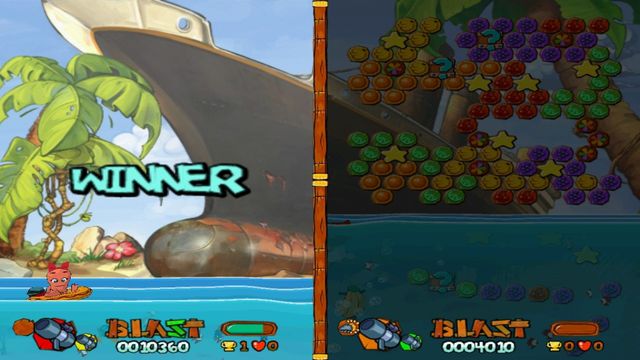 Worms Blast — скриншот 4