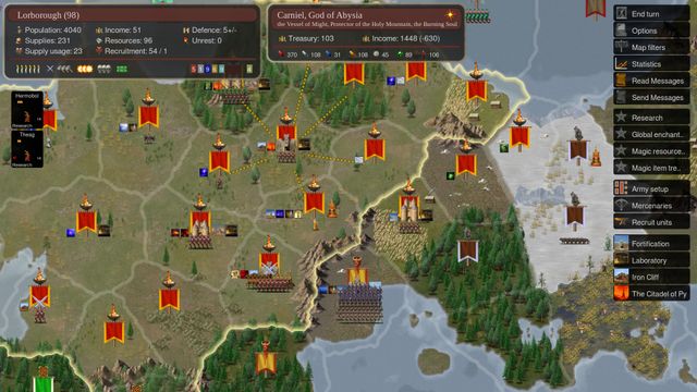 Dominions 5 Warriors of the Faith — скриншот 3