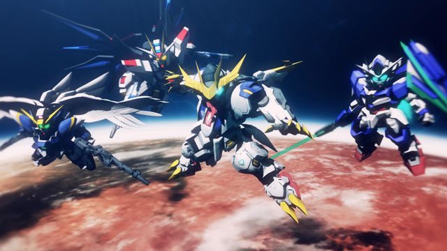 SD GUNDAM G GENERATION CROSS RAYS — скриншот 1