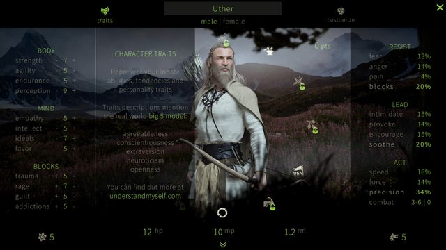 Sacred Fire A Role Playing Game — скриншот 2
