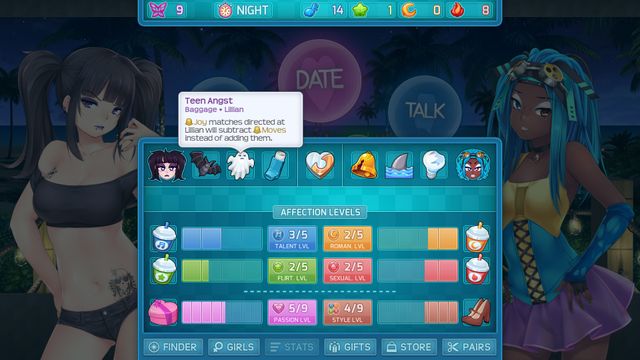 HuniePop 2 Double Date — скриншот 8