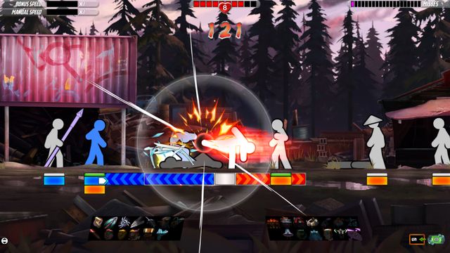 One Finger Death Punch 2 — скриншот 1