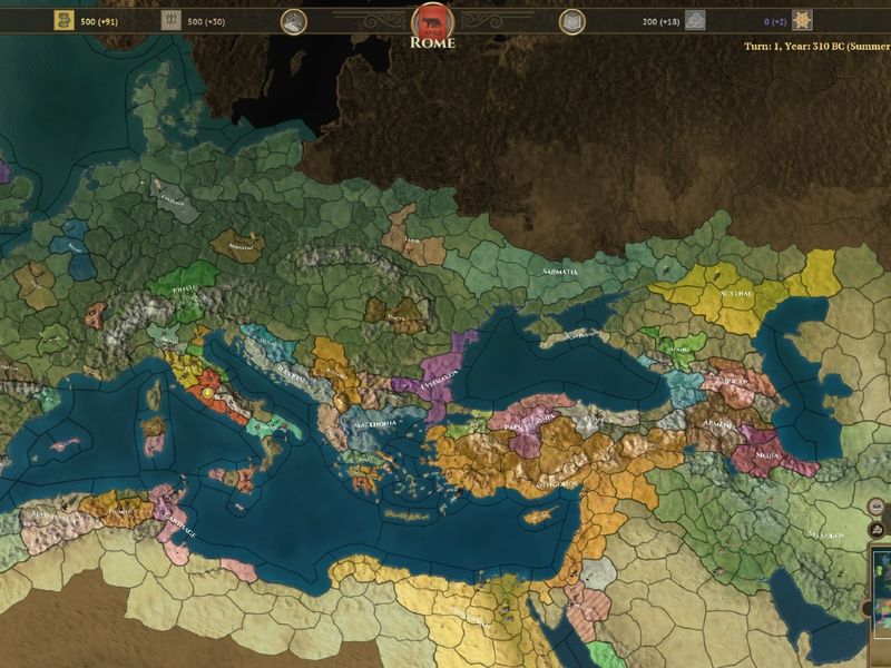 Скриншот 1 — Field of Glory Empires