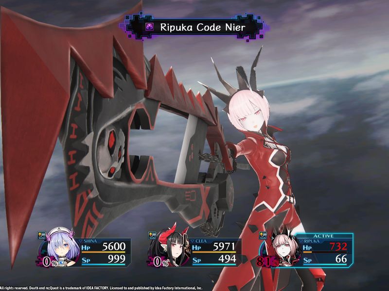 Death end re;Quest Additional Character — скриншот 1